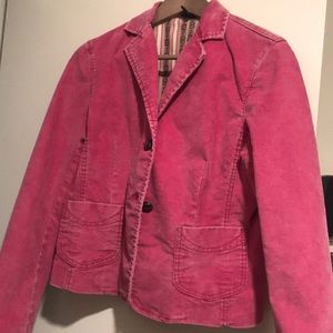 Pink Gap Corduroy Blazer Size 8
